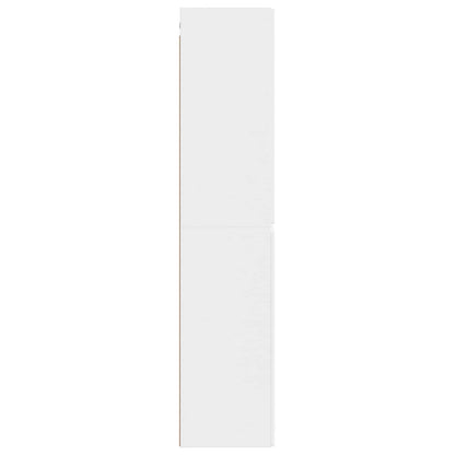 Wand Gemonteerde Badkamerkast Wit 33 x 34,5 x 160 cm