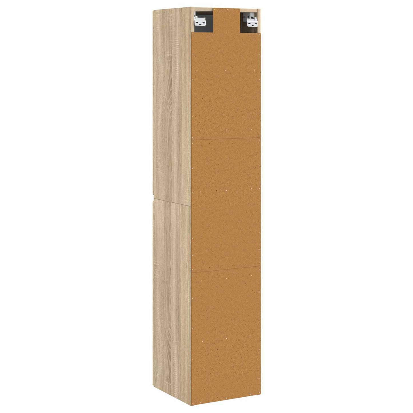 Wand Gemonteerde Badkamerkast Sonoma Eiken 33 x 34,5 x 160 cm