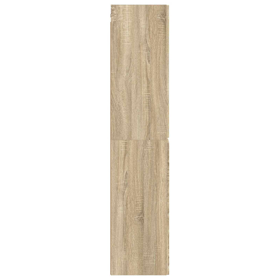 Wand Gemonteerde Badkamerkast Sonoma Eiken 33 x 34,5 x 160 cm