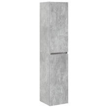 Wand Gemonteerde Badkamerkast Betongrijs 33 x 34,5 x 160 cm