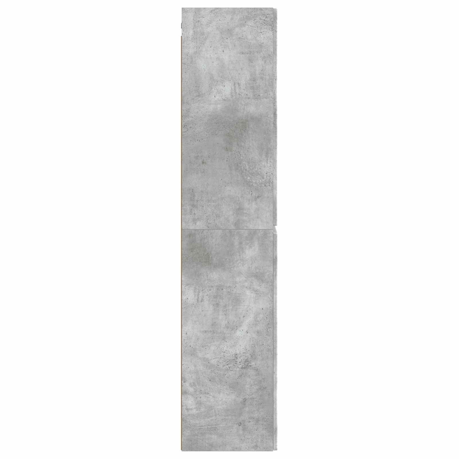 Wand Gemonteerde Badkamerkast Betongrijs 33 x 34,5 x 160 cm