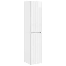 Wand Gemonteerde Badkamerkast Hoogglans Wit 33 x 34,5 x 160 cm