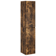 Badkamerkast 33x34,5x160 cm bewerkt hout