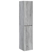 Badkamerkast 33x34,5x160 cm grijs sonoma