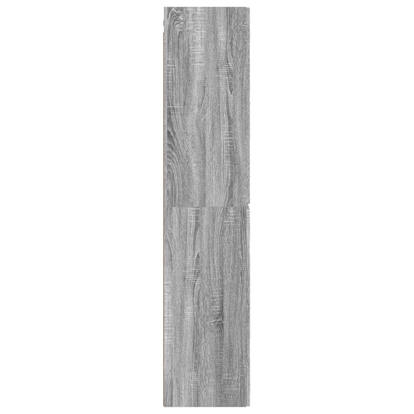 Wand Gemonteerde Badkamerkast Grijs Sonoma 33 x 34,5 x 160 cm