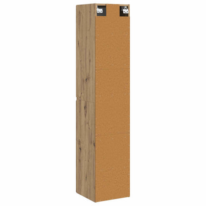 Wand Gemonteerde Badkamerkast Artisanaal eiken