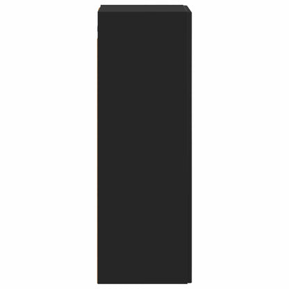 Wand Gemonteerde Badkamerkast Zwart 33 x 34,5 x 100 cm
