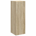 Badkamerkast 33x34.5x100 cm bewerkt hout sonoma eiken