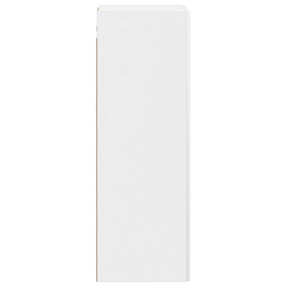 Wand Gemonteerde Badkamerkast Hoogglans Wit 33 x 34,5 x 100 cm
