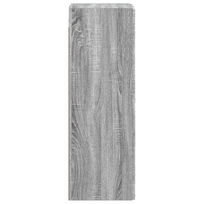 Wand Gemonteerde Badkamerkast Grijs Sonoma 33 x 34,5 x 100 cm