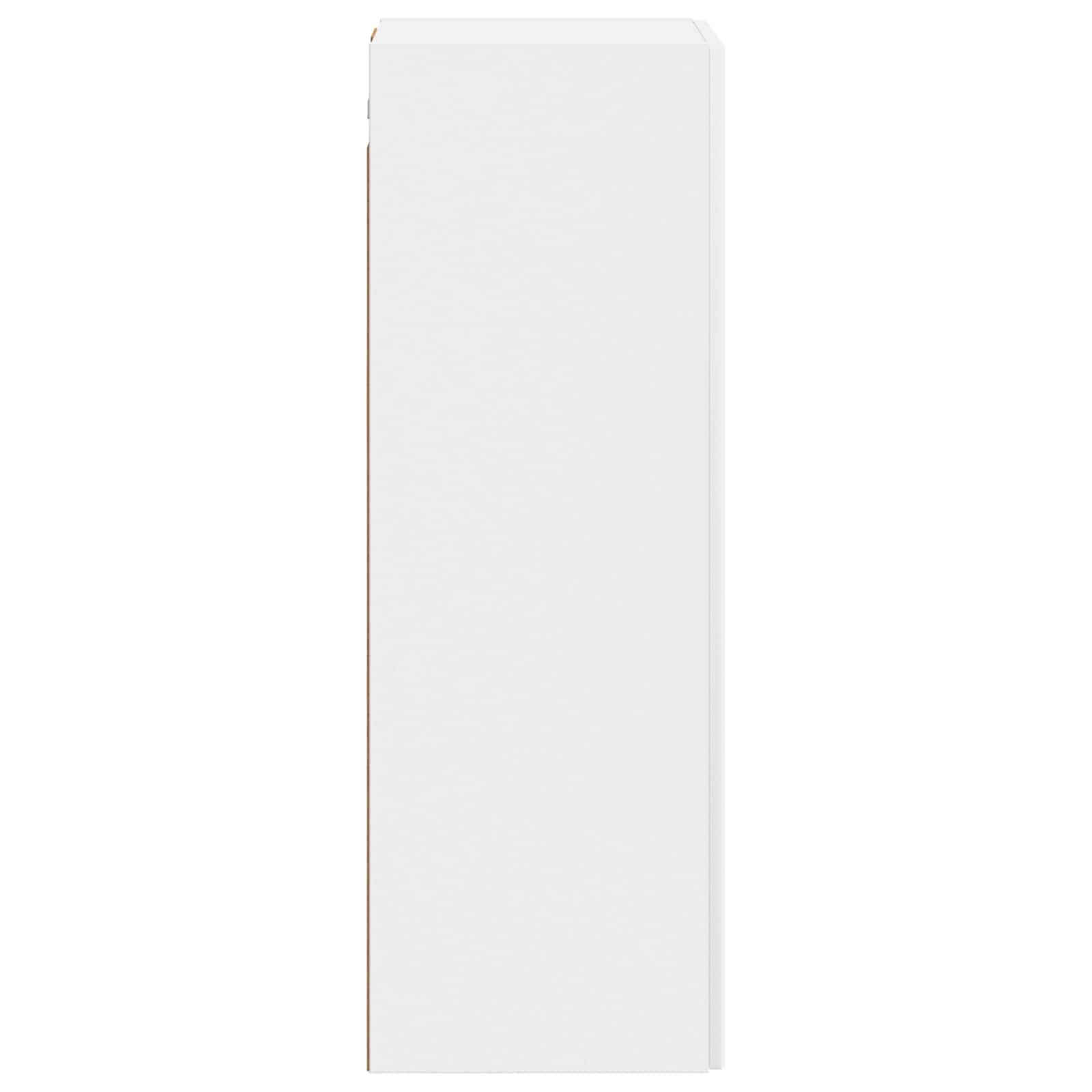 Wand Gemonteerde Badkamerkast Wit 33 x 34,5 x 60 cm