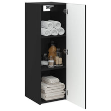 Wand Gemonteerde Badkamerkast Zwart 33 x 34,5 x 60 cm