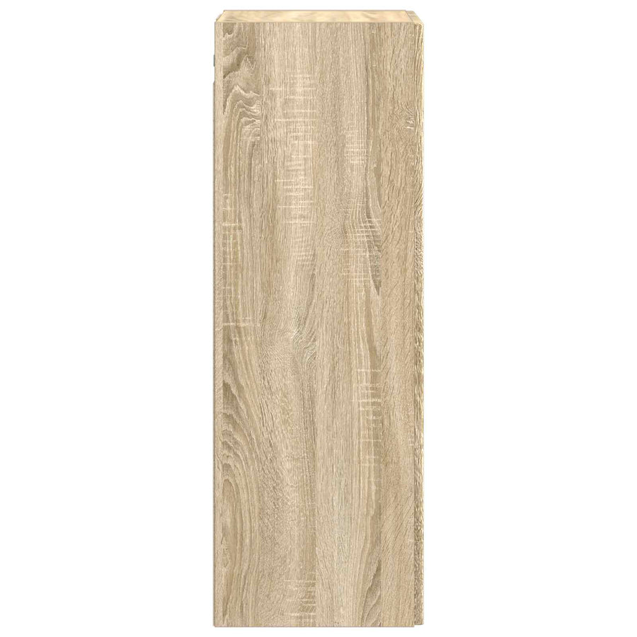 Wand Gemonteerde Badkamerkast Sonoma Eiken 33 x 34,5 x 60 cm