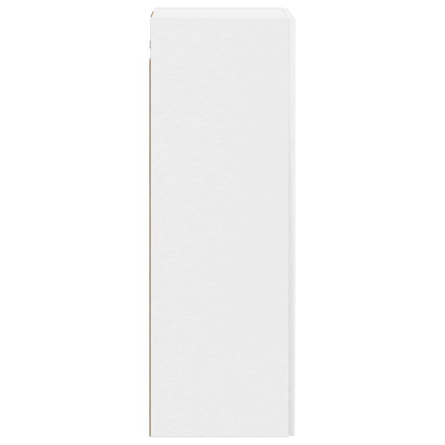 Wand Gemonteerde Badkamerkast Hoogglans Wit 33 x 34,5 x 60 cm