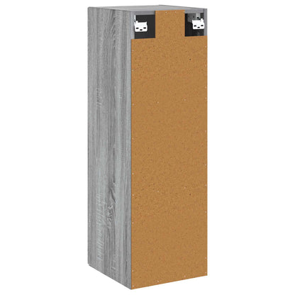 Wand Gemonteerde Badkamerkast Grijs Sonoma 33 x 34,5 x 60 cm
