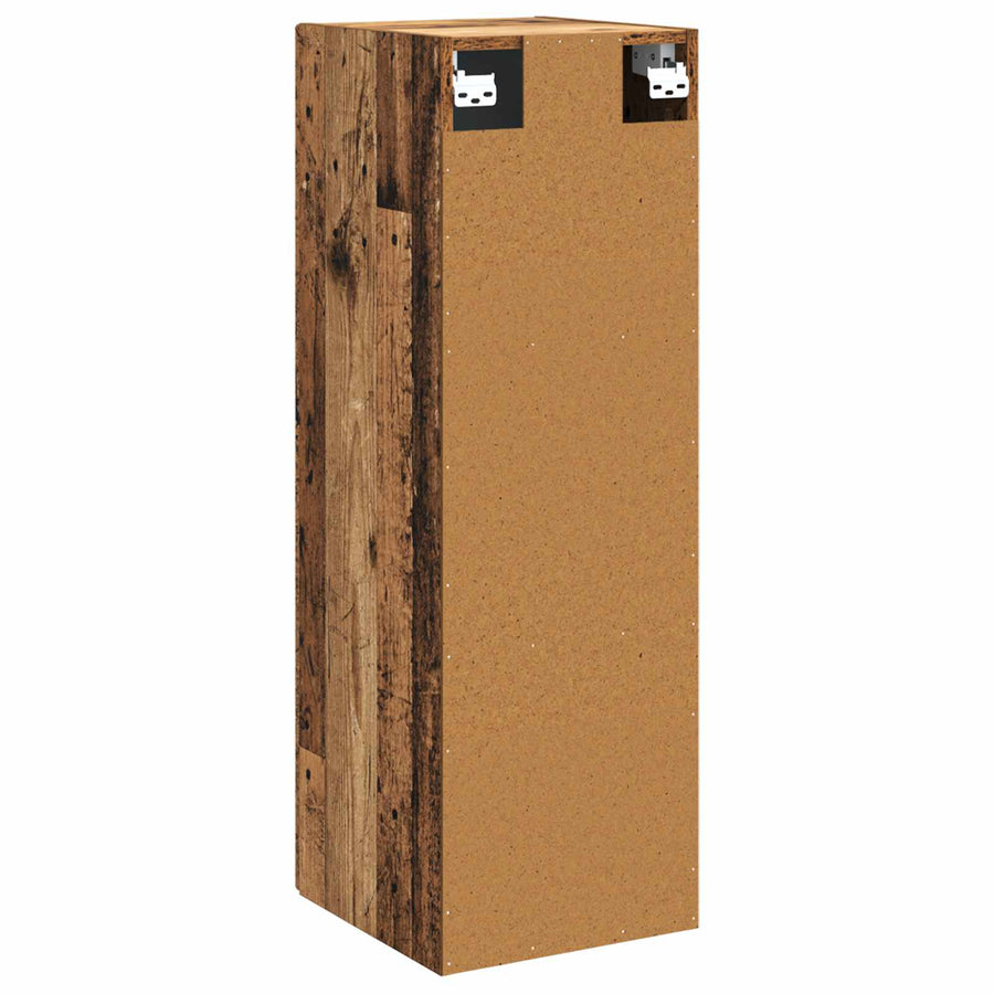 Wand Gemonteerde Badkamerkast Oud hout 33 x 34,5 x 60 cm
