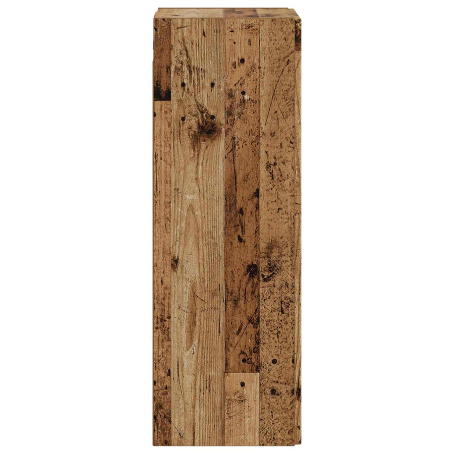 Wand Gemonteerde Badkamerkast Oud hout 33 x 34,5 x 60 cm
