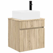 Wastafelmeubel 49x41x63 cm sonoma eiken muurmontage
