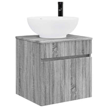 Wandgemonteerde wastafelmeubel Grijs Sonoma 49 x 44,5 x 66,5 cm