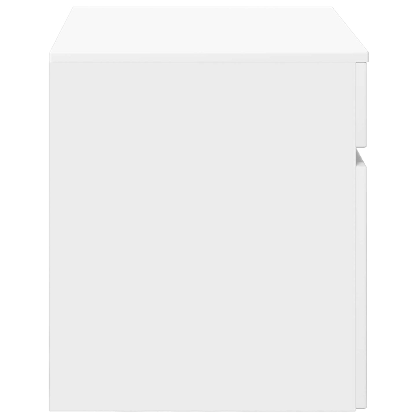 Wand Gemonteerde Badkamerkast Wit 59 x 44,5 x 50 cm