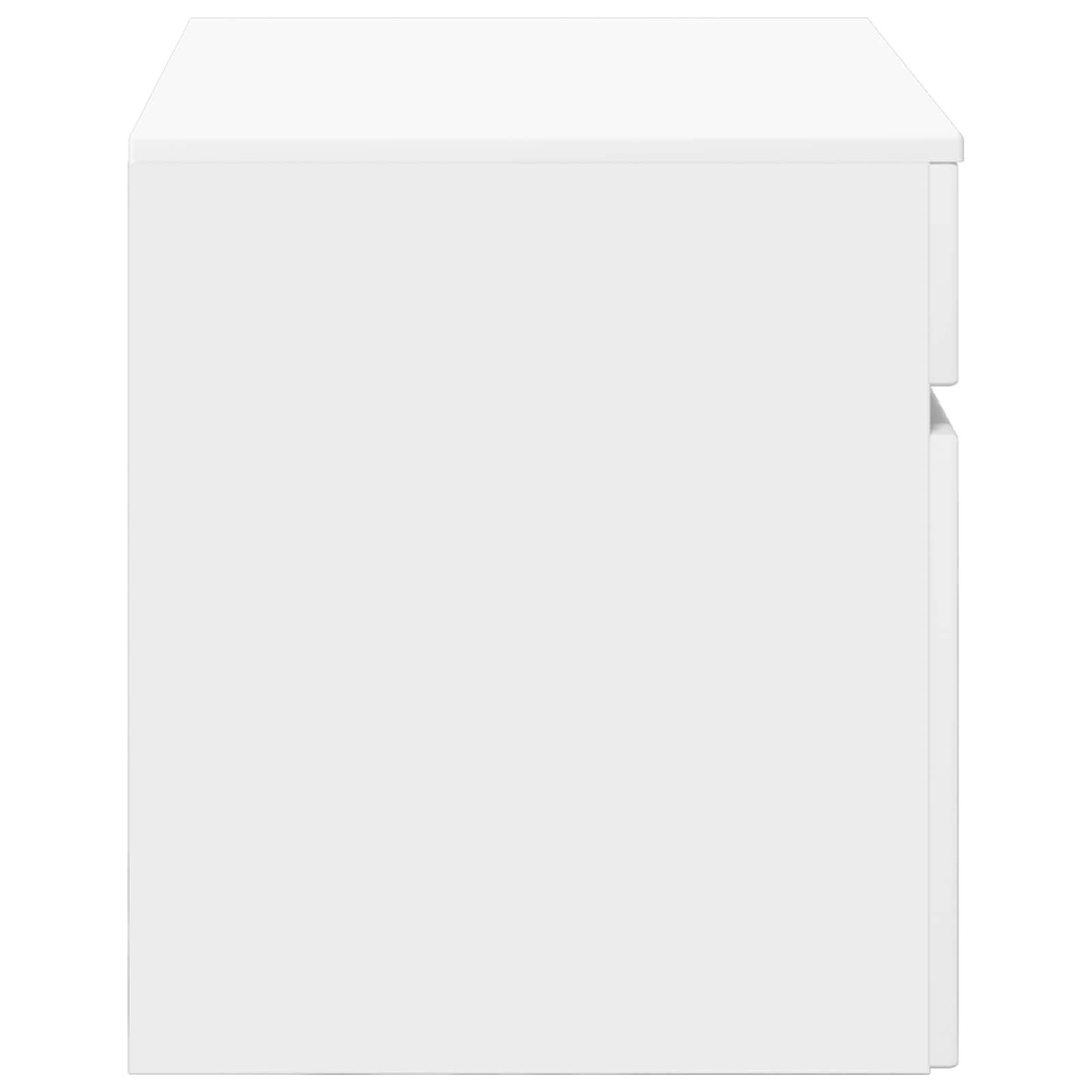 Wand Gemonteerde Badkamerkast Wit 59 x 44,5 x 50 cm