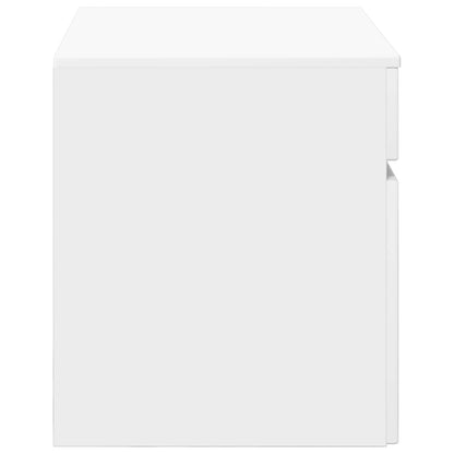 Wand Gemonteerde Badkamerkast Wit 59 x 44,5 x 50 cm