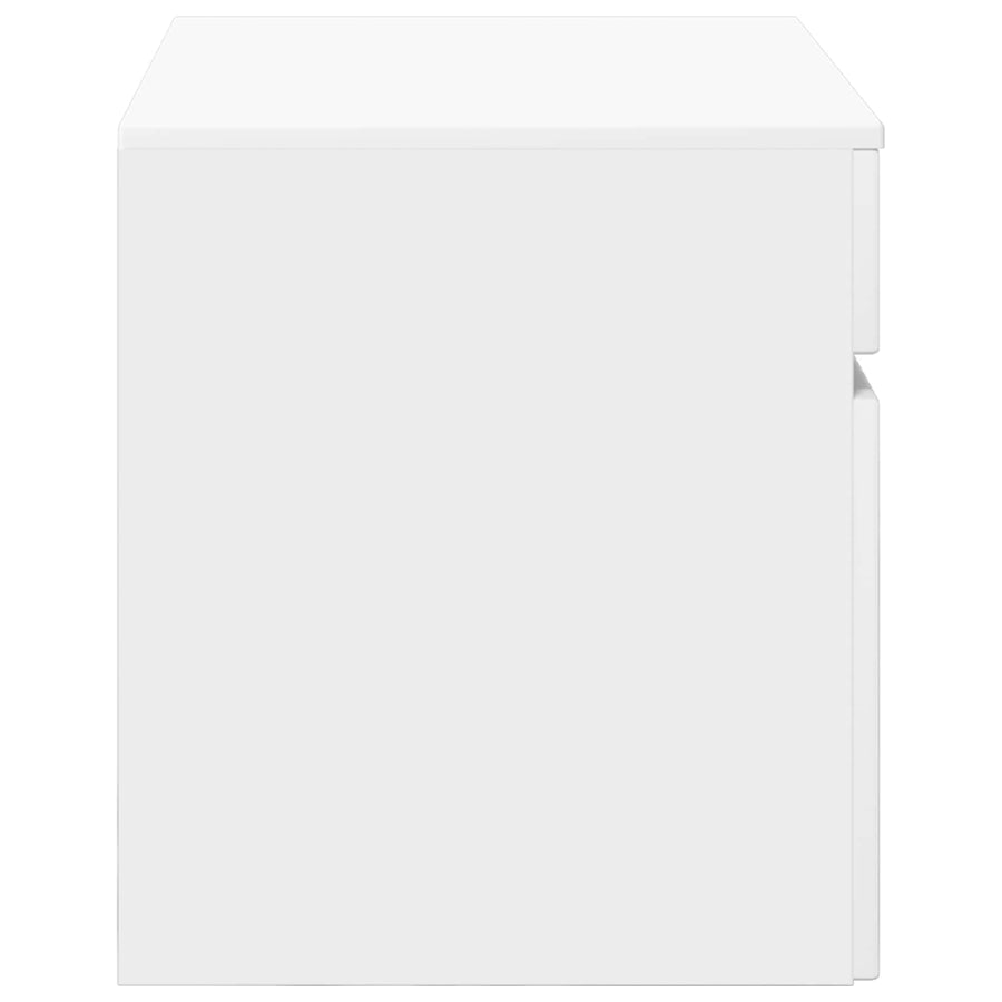 Wand Gemonteerde Badkamerkast Wit 59 x 44,5 x 50 cm