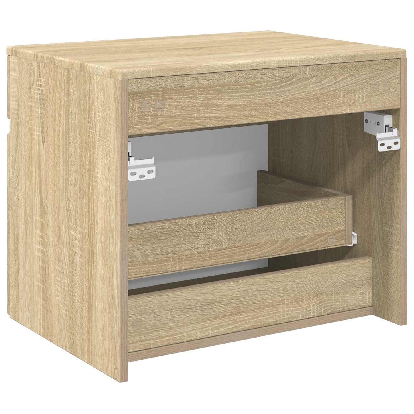 Wand Gemonteerde Badkamerkast Sonoma Eiken 59 x 44,5 x 50 cm