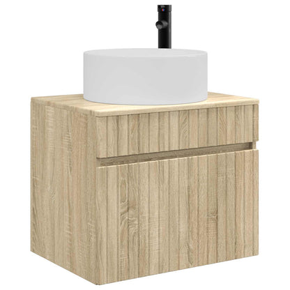 Wand Gemonteerde Badkamerkast Sonoma Eiken 59 x 44,5 x 50 cm