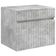 Badkamerkast wandmontage 59x44,5x50 cm betongrijs