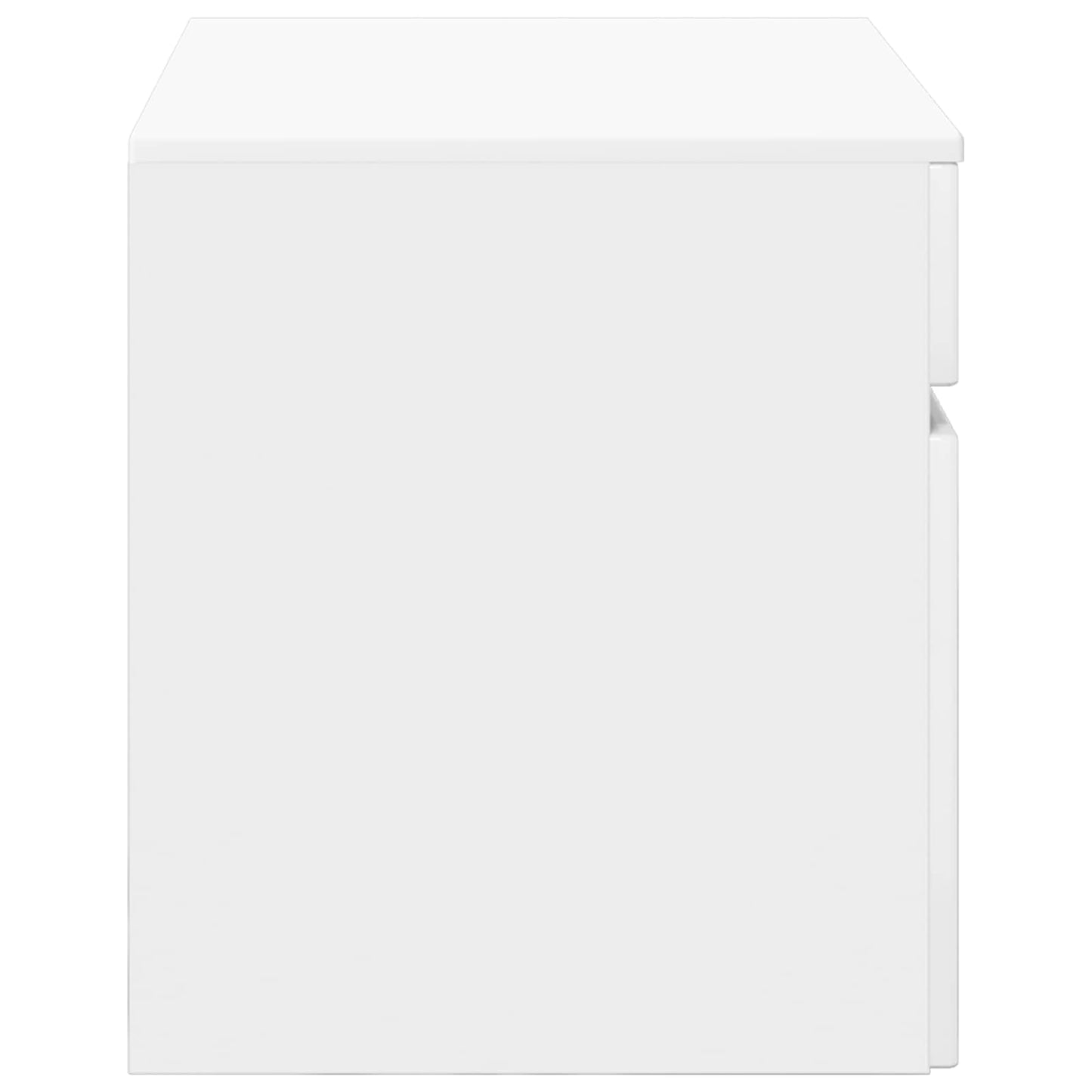 Wand Gemonteerde Badkamerkast Hoogglans Wit 59 x 44,5 x 50 cm