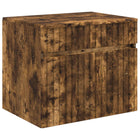 Badkamerkast 59x44,5x50 cm gerookt eiken