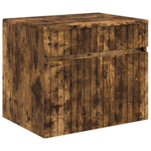 Wand Gemonteerde Badkamerkast Gerookt eiken 59 x 44,5 x 50 cm