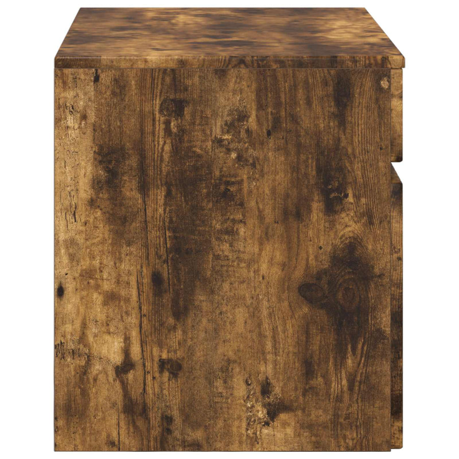 Wand Gemonteerde Badkamerkast Gerookt eiken 59 x 44,5 x 50 cm
