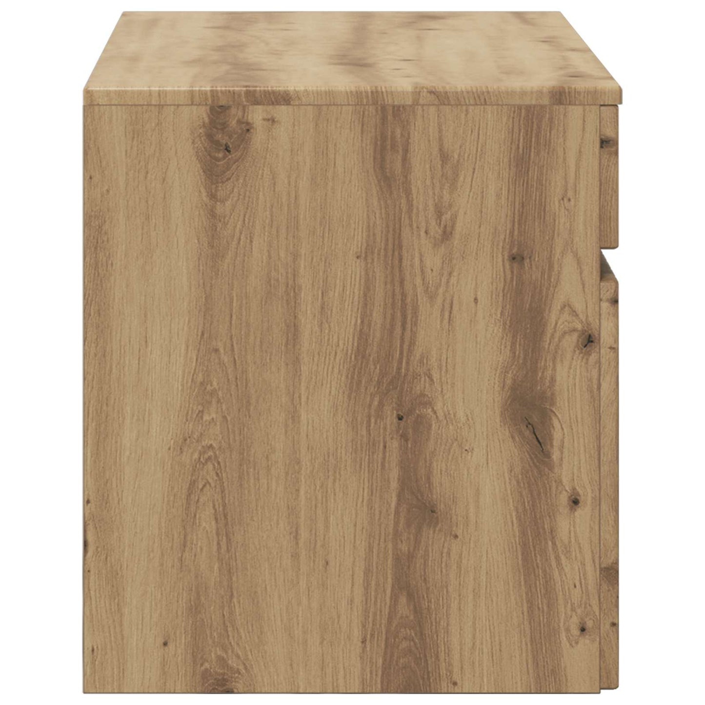 Wand Gemonteerde Badkamerkast Artisanaal eiken