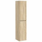 Badkamerkast 33x34,5x160 cm sonoma eiken