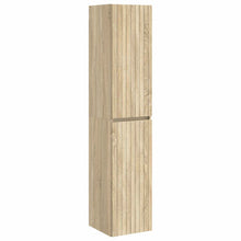 Wand Gemonteerde Badkamerkast Sonoma Eiken 33 x 34,5 x 160 cm