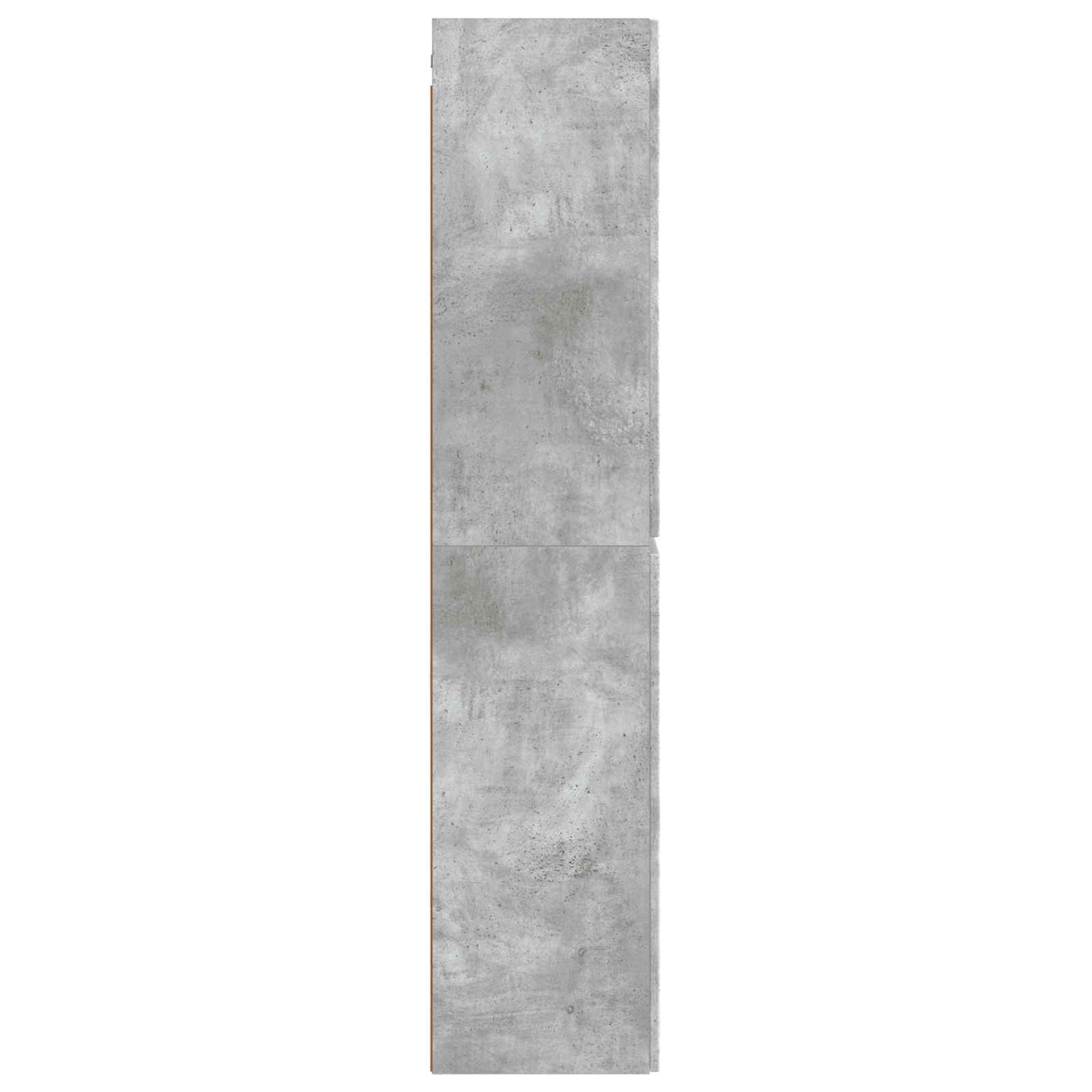 Wand Gemonteerde Badkamerkast Betongrijs 33 x 34,5 x 160 cm