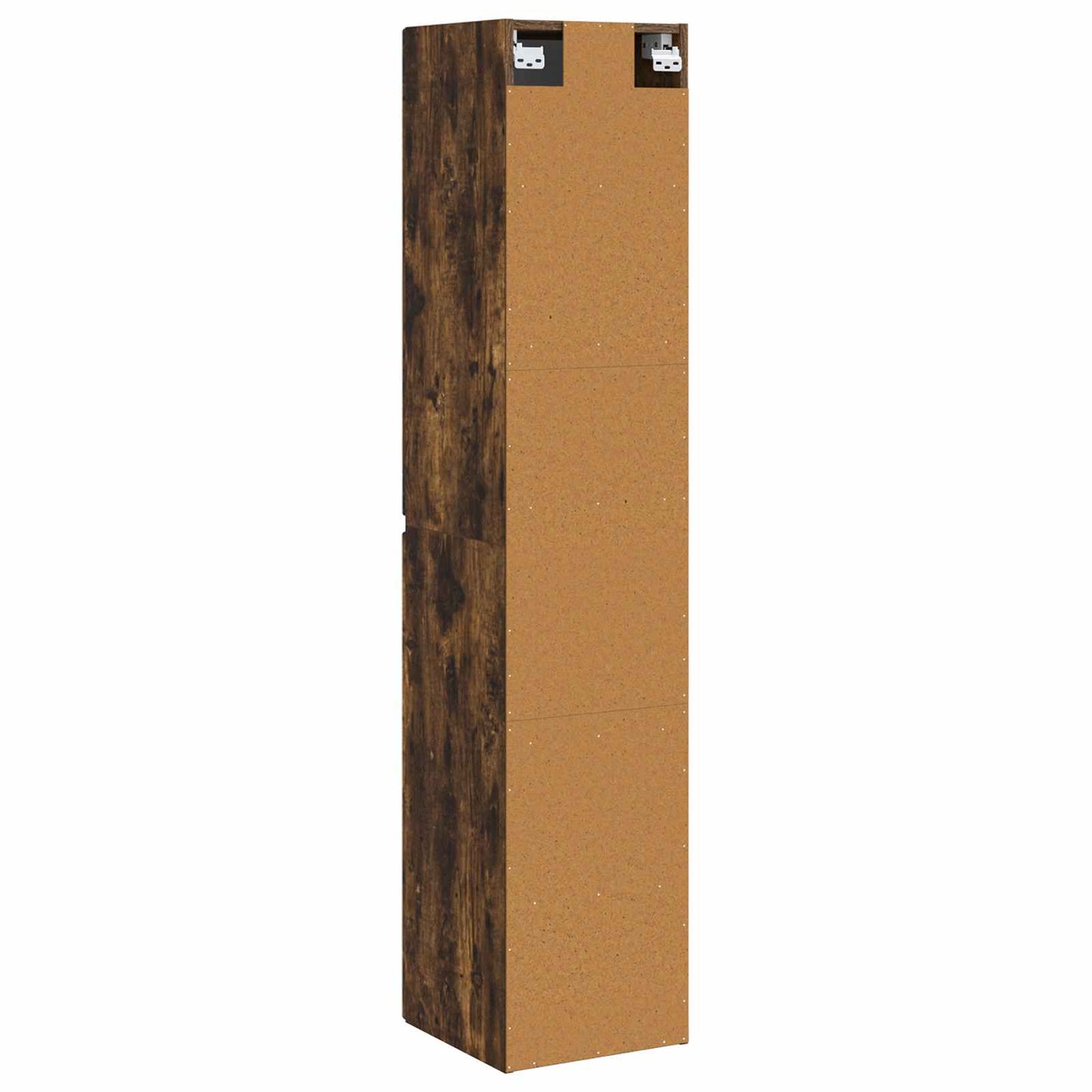 Wand Gemonteerde Badkamerkast Gerookt eiken 33 x 34,5 x 160 cm