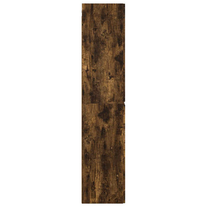 Wand Gemonteerde Badkamerkast Gerookt eiken 33 x 34,5 x 160 cm