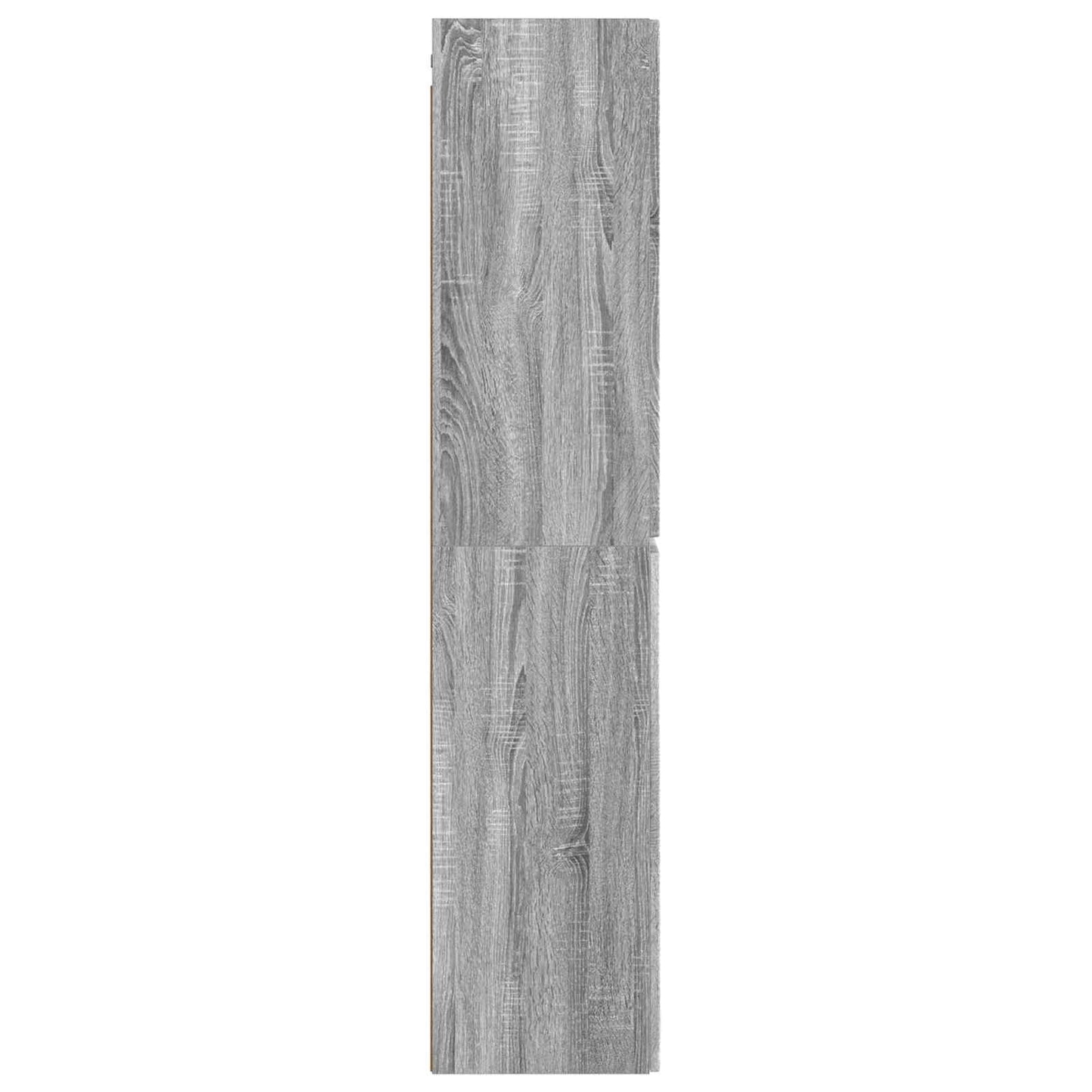 Wand Gemonteerde Badkamerkast Grijs Sonoma 33 x 34,5 x 160 cm