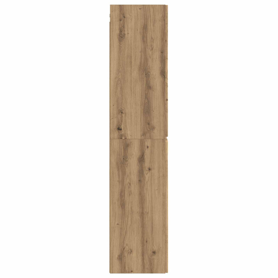 Wand Gemonteerde Badkamerkast Artisanaal eiken