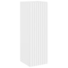 Badkamerkast 33x34,5x100 cm wit bewerkt hout
