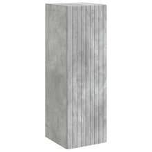 Wand Gemonteerde Badkamerkast Betongrijs 33 x 34,5 x 100 cm