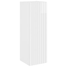 Wand Gemonteerde Badkamerkast Hoogglans Wit 33 x 34,5 x 100 cm