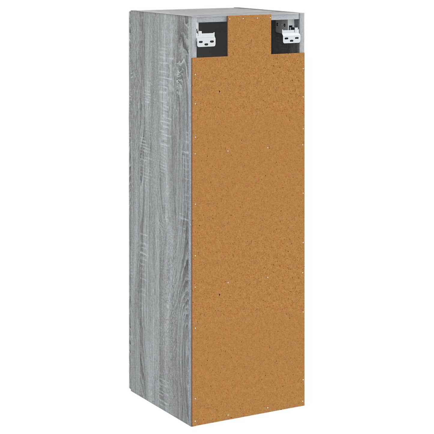 Wand Gemonteerde Badkamerkast Grijs Sonoma 33 x 34,5 x 100 cm