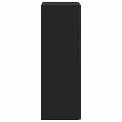 Wand Gemonteerde Badkamerkast Zwart 33 x 34,5 x 60 cm