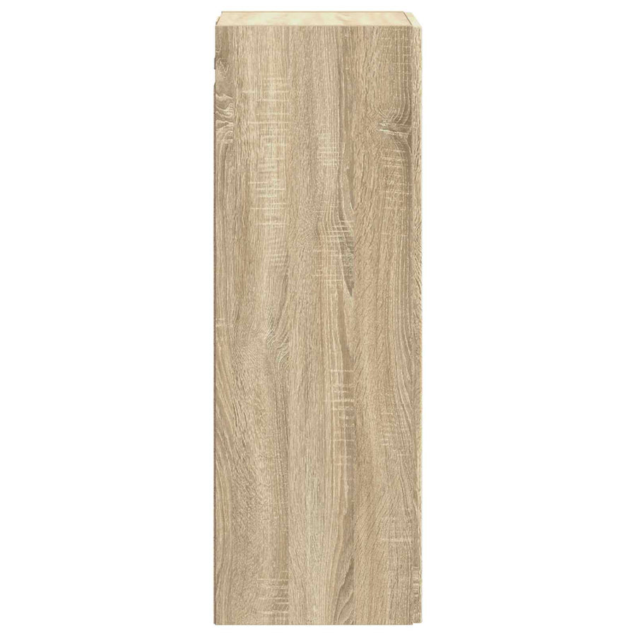Wand Gemonteerde Badkamerkast Sonoma Eiken 33 x 34,5 x 60 cm
