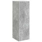 Wall-Mounted Bathroom Cabinet Concrete Grey 33 x 34.5 x 60 cm