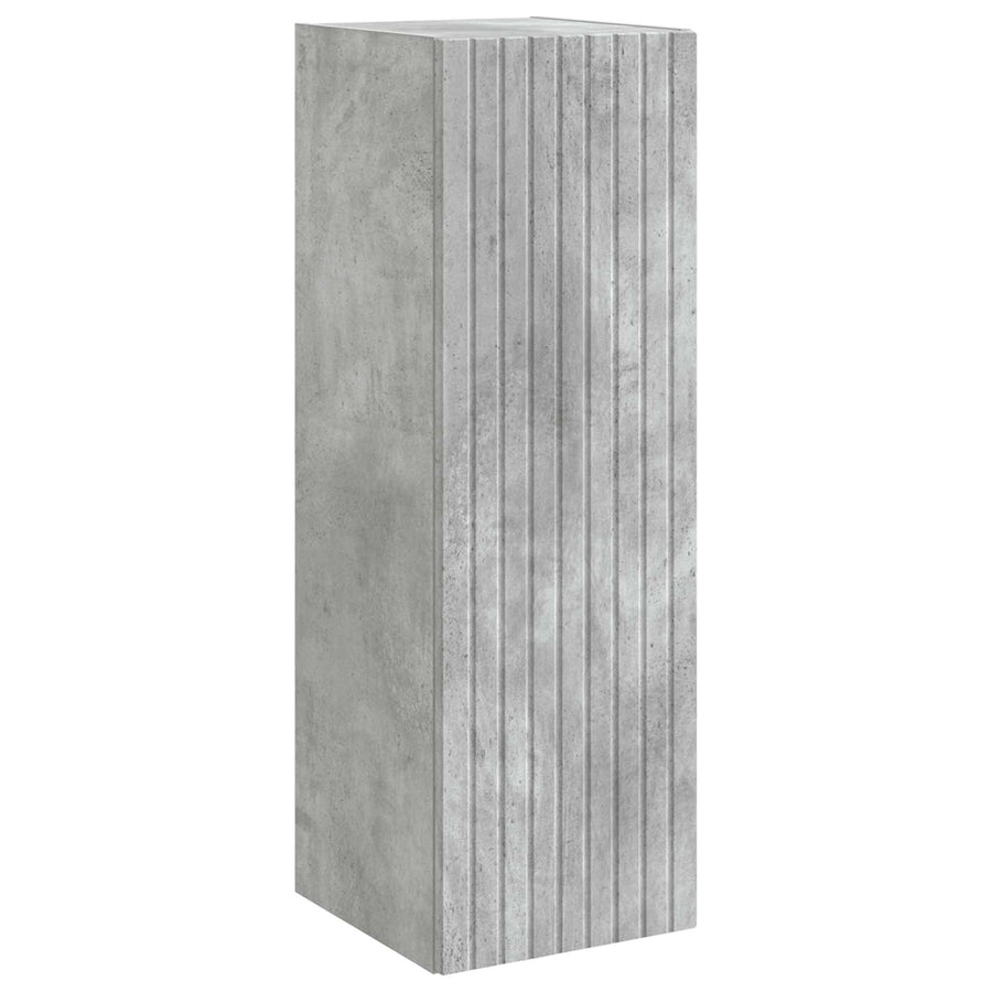 Wand Gemonteerde Badkamerkast Betongrijs 33 x 34,5 x 60 cm